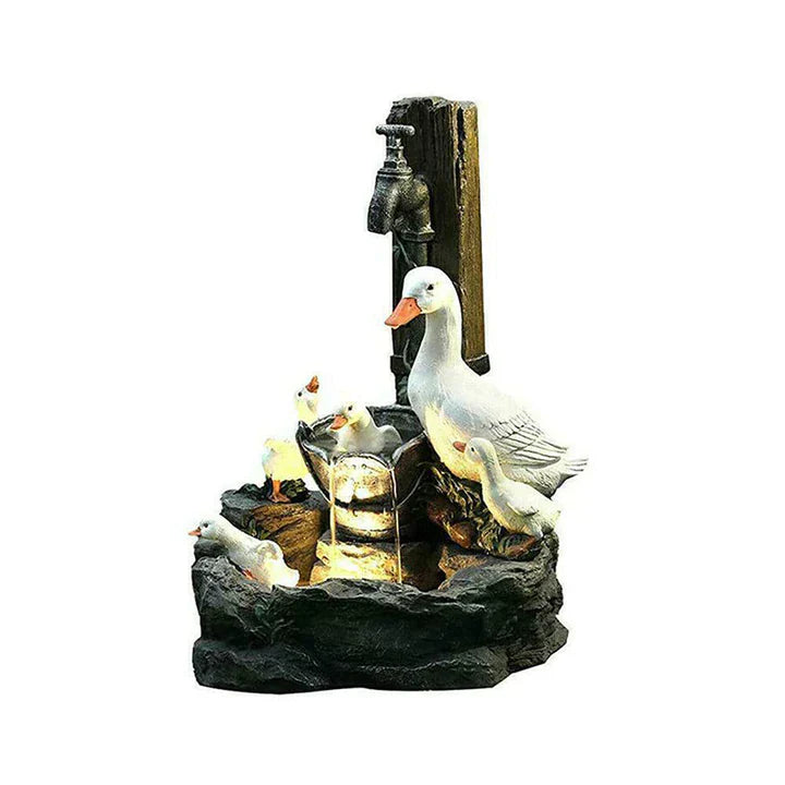 EdenCanard | Fontaine Décorative Canard pour Jardin Léger et Relaxant