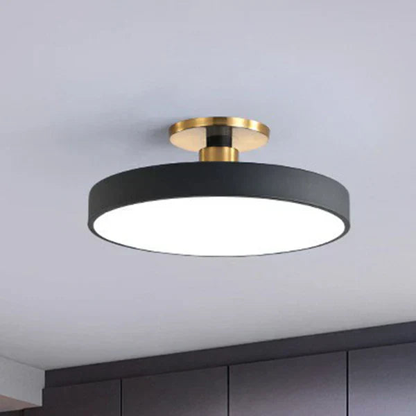 LueurRonde | Plafond Minimaliste au Style Épuré