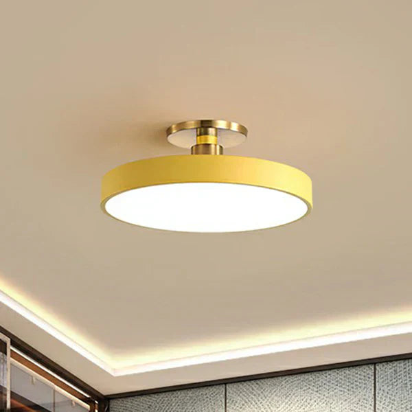 LueurRonde | Plafond Minimaliste au Style Épuré