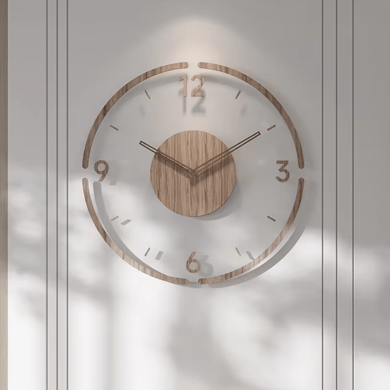 StyleÉpoque | Horloge Murale Bois Moderne pour Intérieur