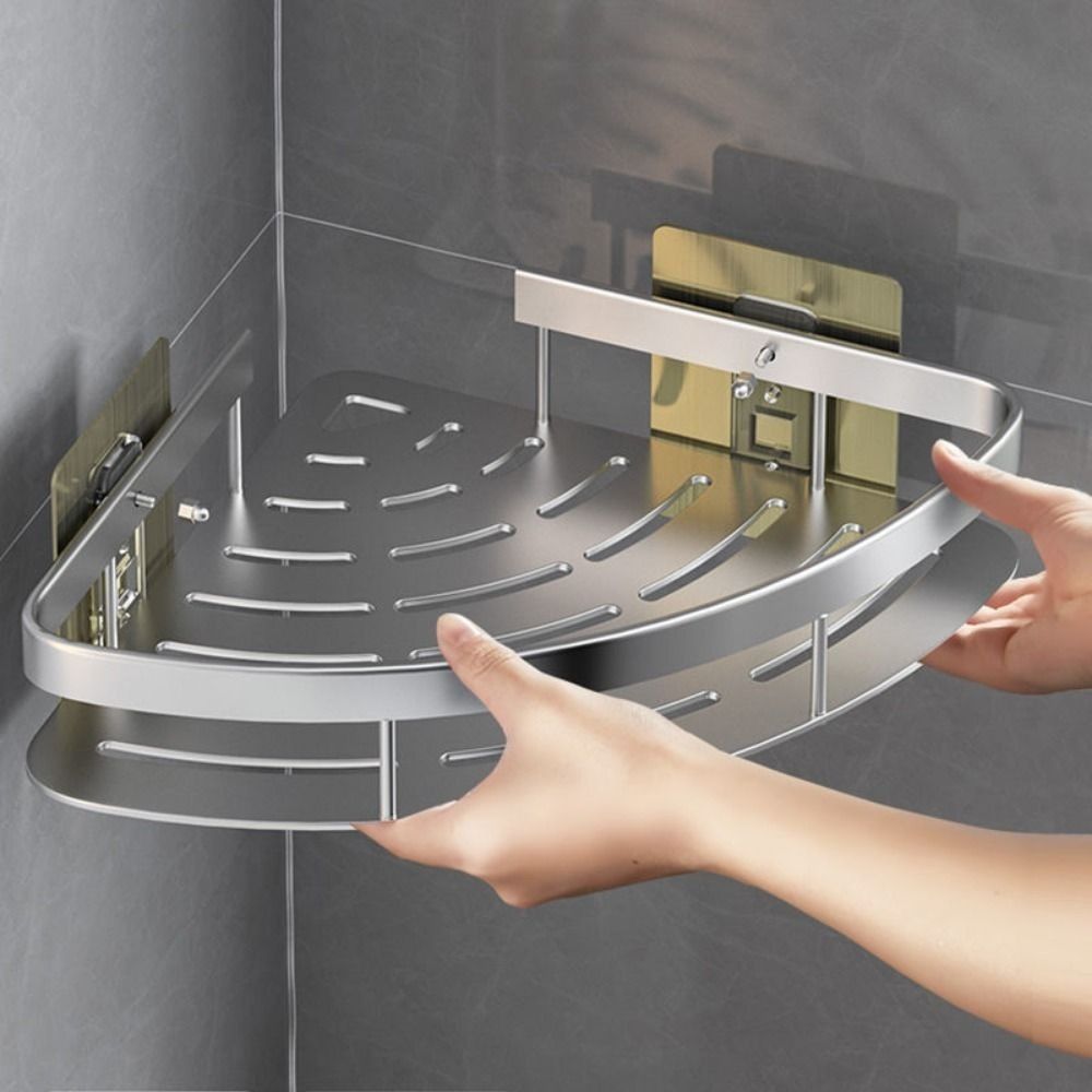 EspaceShampoing | Étagère Murale Aluminium pour Salle de Bain