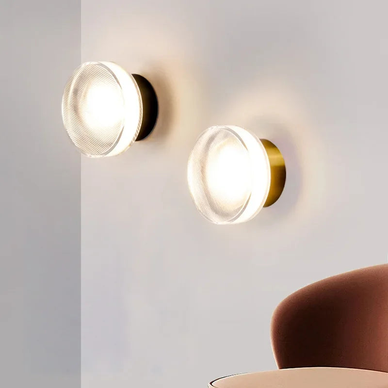 OrbisLuxe | Lampe Murale Ronde Élégante