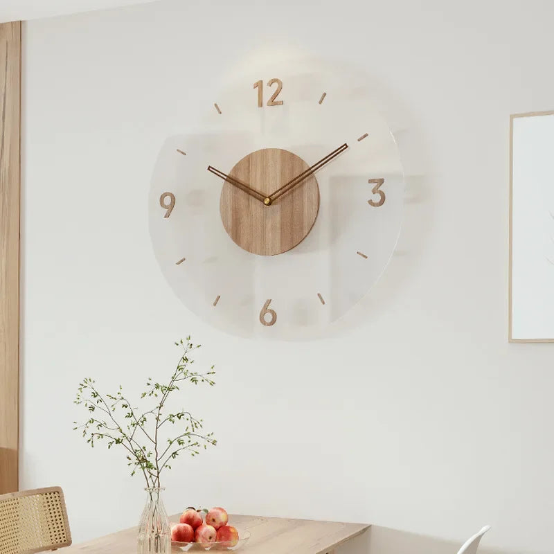 StyleÉpoque | Horloge Murale Bois Moderne pour Intérieur