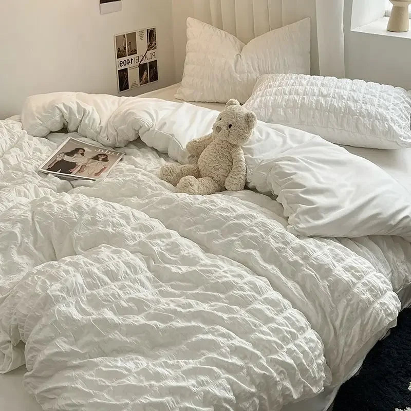 ChicLinge | Parure de Lit Seersucker Parisienne