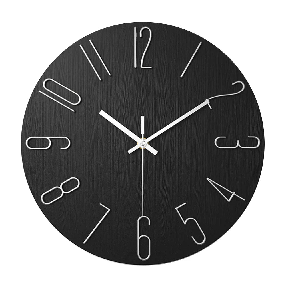 TempsTranquille | Horloge Murale Minimaliste au Design Épuré