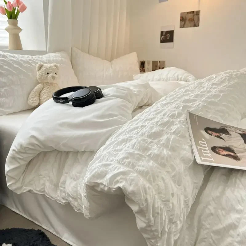 ChicLinge | Parure de Lit Seersucker Parisienne