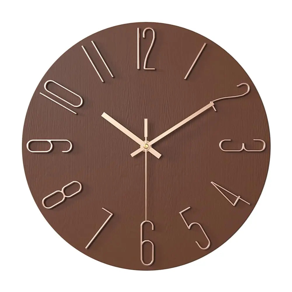 TempsTranquille | Horloge Murale Minimaliste au Design Épuré