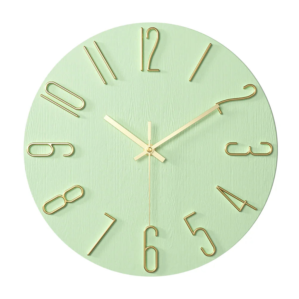 TempsTranquille | Horloge Murale Minimaliste au Design Épuré