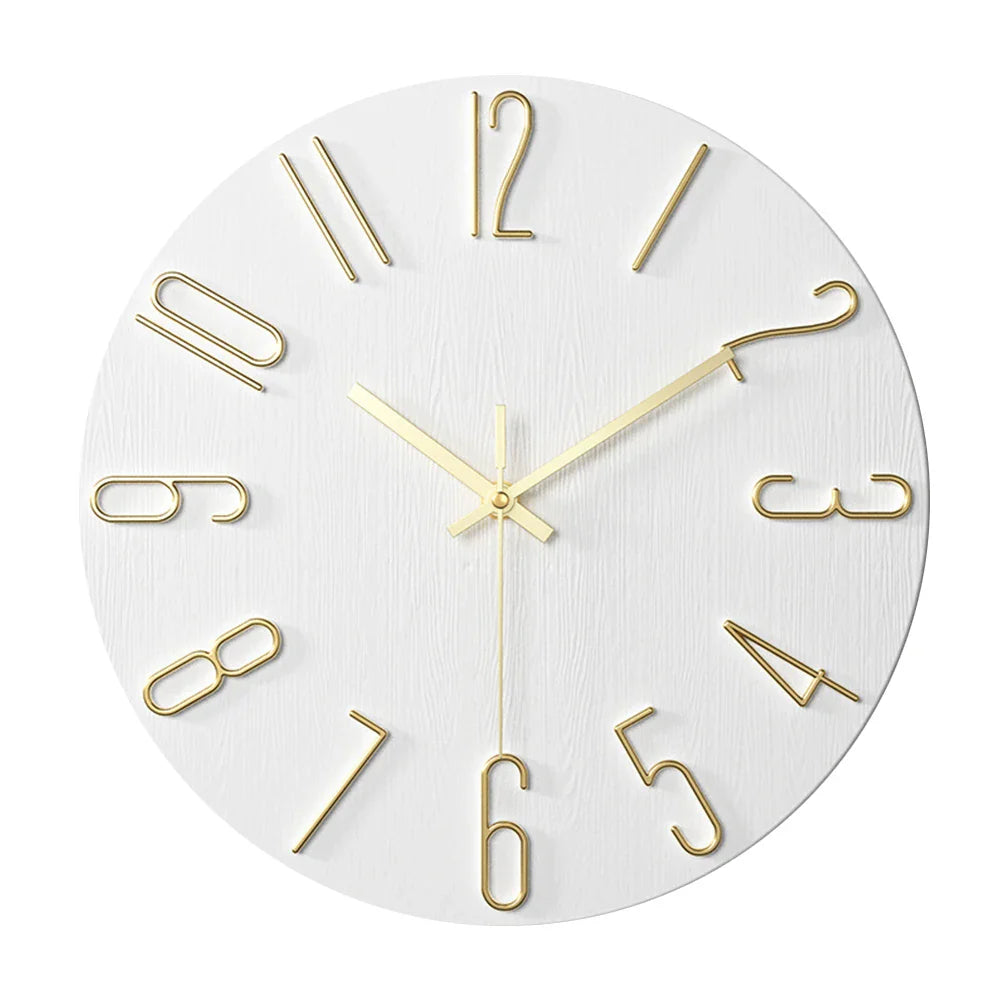 TempsTranquille | Horloge Murale Minimaliste au Design Épuré