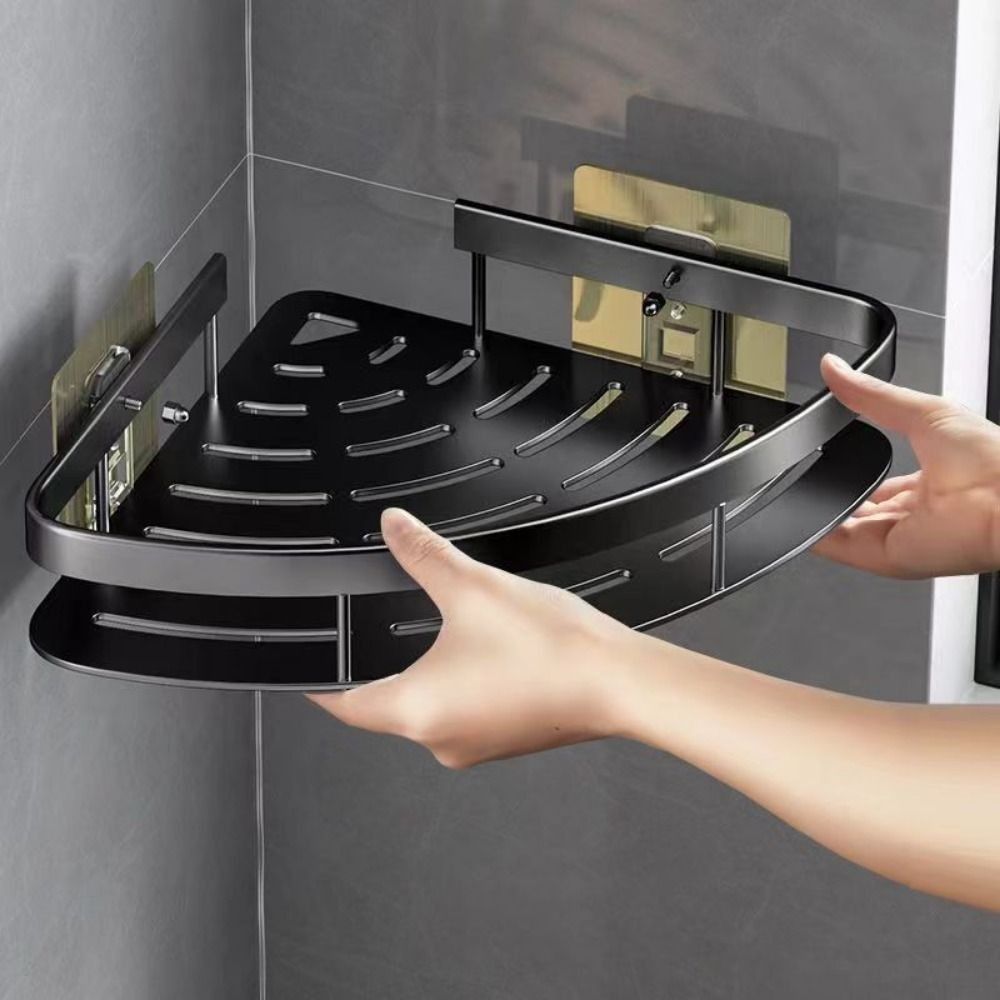 EspaceShampoing | Étagère Murale Aluminium pour Salle de Bain