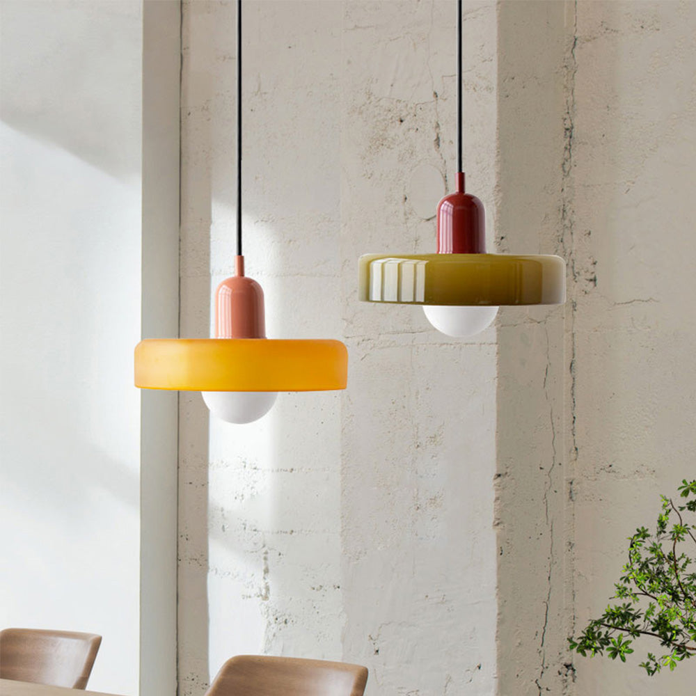 SphereLuxe | Lampe Suspension en Verre Scandi