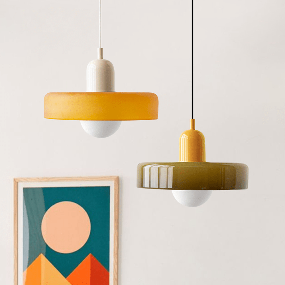 SphereLuxe | Lampe Suspension en Verre Scandi