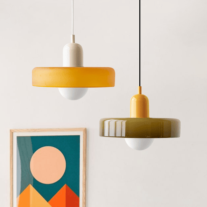 SphereLuxe | Lampe Suspension en Verre Scandi