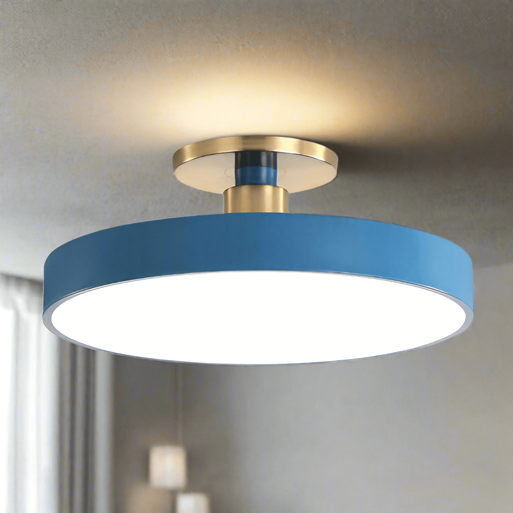 LueurRonde | Plafond Minimaliste au Style Épuré