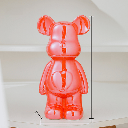 LuxeOurs | Figurine Céramique Élégante pour Décoration Intérieure