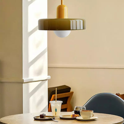 SphereLuxe | Lampe Suspension en Verre Scandi