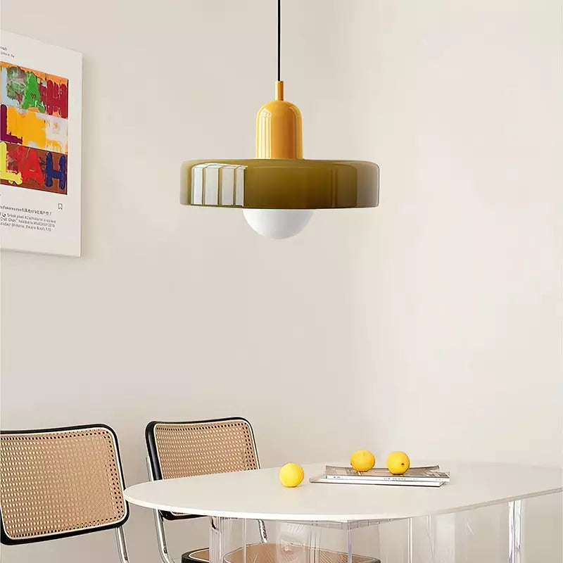 SphereLuxe | Lampe Suspension en Verre Scandi