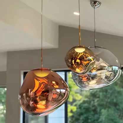 ScandiLume | Élégante Suspension en Verre au Design Nordique