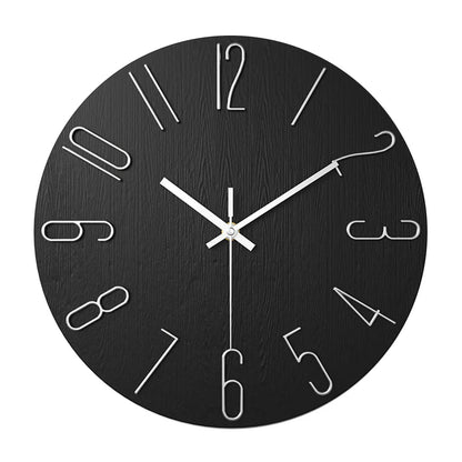 TempsTranquille | Horloge Murale Minimaliste au Design Épuré