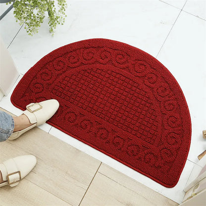 EssenceDeMaison | Tapis Décoratif Anti-Saleté Demi-Circulaire