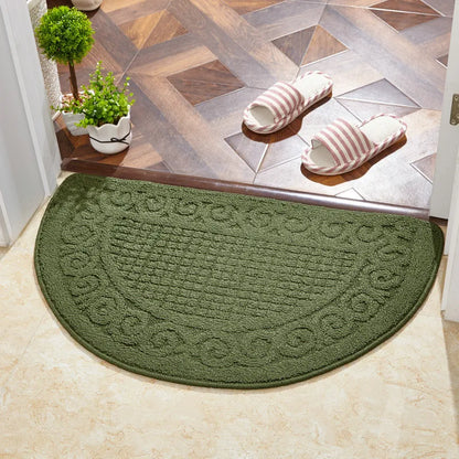 EssenceDeMaison | Tapis Décoratif Anti-Saleté Demi-Circulaire