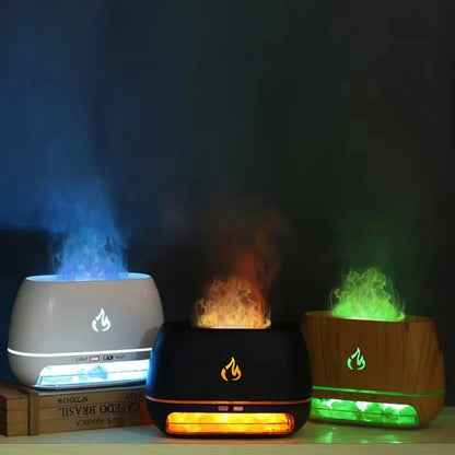 SoleilSel | Diffuseur Himalaya Rechargeable avec Lumière Changeante