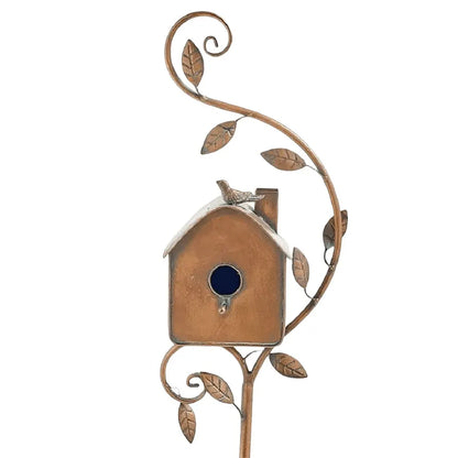 PlumeLuxe | Maison pour Oiseaux avec Poteau pour Jardin