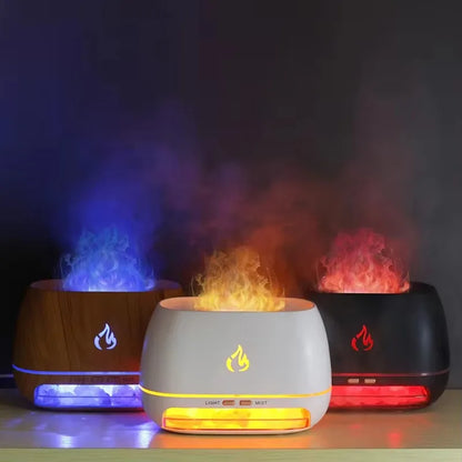 SoleilSel | Diffuseur Himalaya Rechargeable avec Lumière Changeante