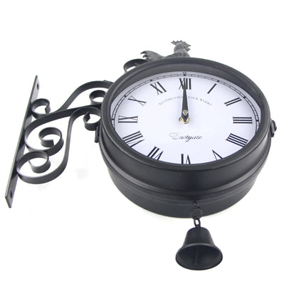 ÉpoqueStation | Horloge Murale Double Face Étanche