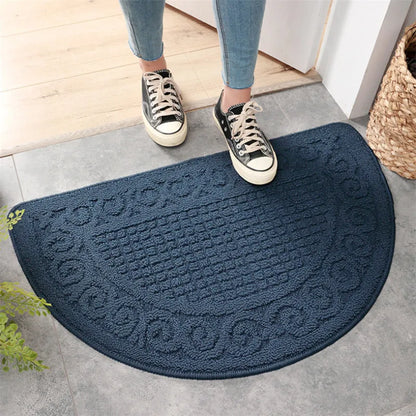 EssenceDeMaison | Tapis Décoratif Anti-Saleté Demi-Circulaire