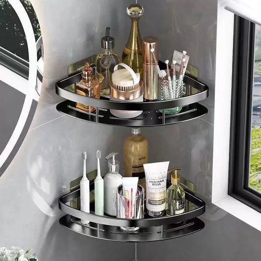 EspaceShampoing | Étagère Murale Aluminium pour Salle de Bain