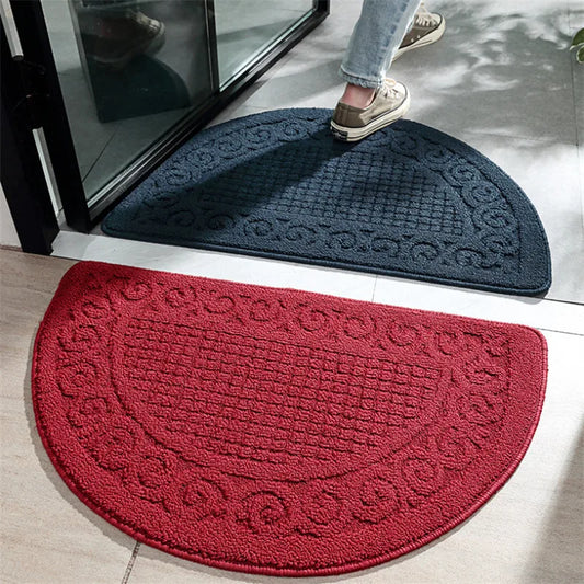 EssenceDeMaison | Tapis Décoratif Anti-Saleté Demi-Circulaire