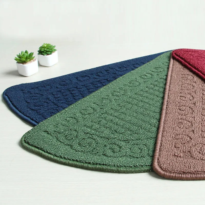 EssenceDeMaison | Tapis Décoratif Anti-Saleté Demi-Circulaire