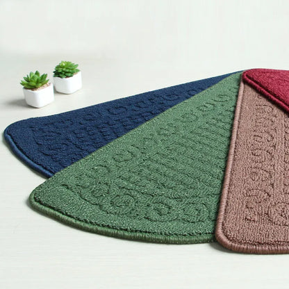 EssenceDeMaison | Tapis Décoratif Anti-Saleté Demi-Circulaire