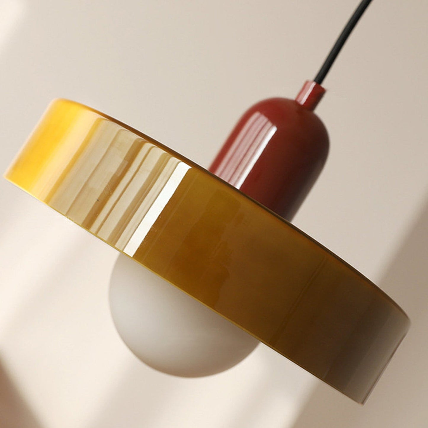 SphereLuxe | Lampe Suspension en Verre Scandi
