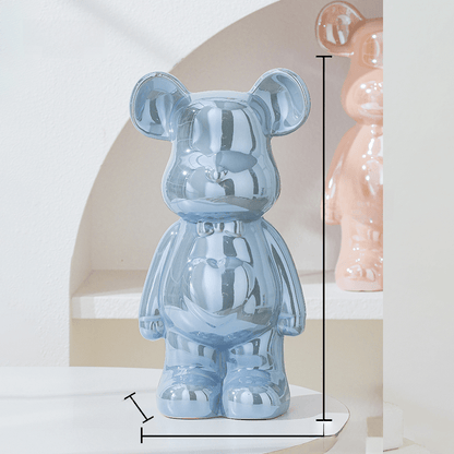 LuxeOurs | Figurine Céramique Élégante pour Décoration Intérieure