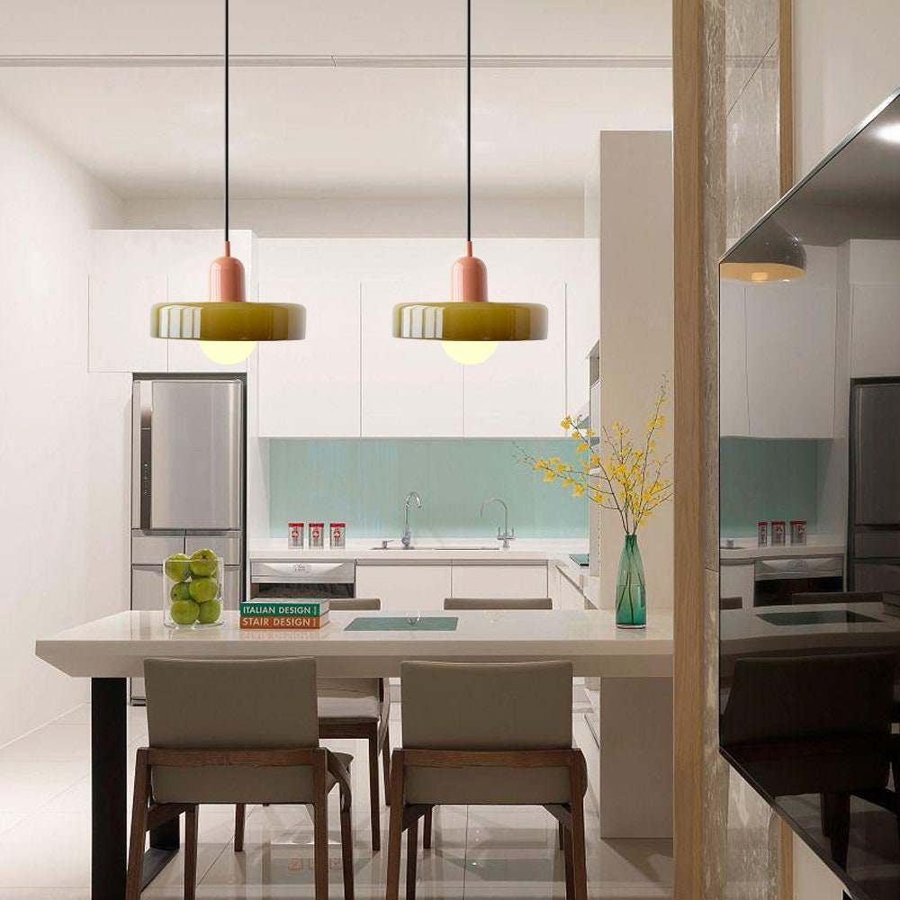 SphereLuxe | Lampe Suspension en Verre Scandi